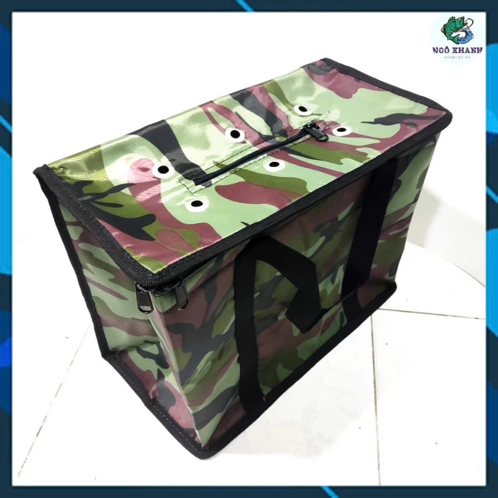 Túi đựng cá cách nhiệt, giỏ đựng cá giữ thoáng mát không gian bên trong - Hình ảnh 5