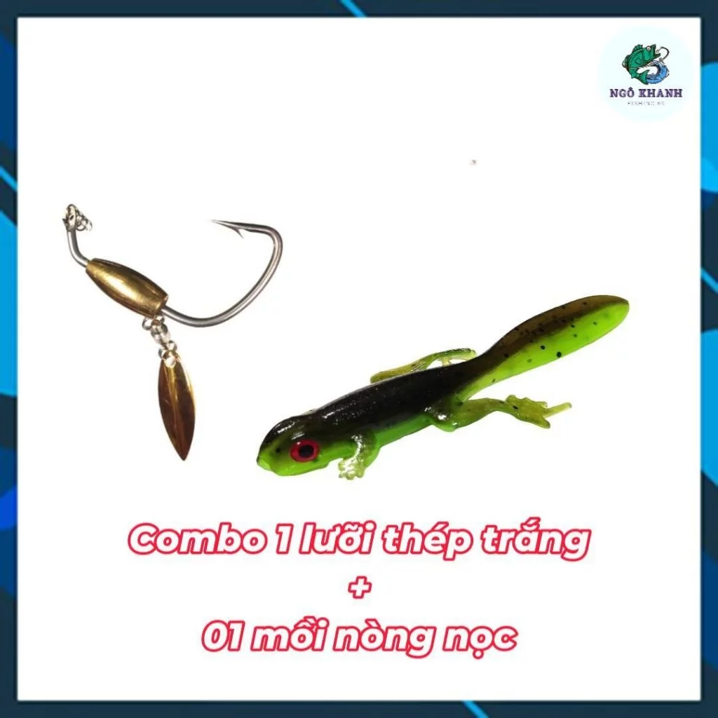 Mồi mềm nòng nọc có mùi tanh dụ cá , mồi câu lure lóc chẽm - Hình ảnh 8