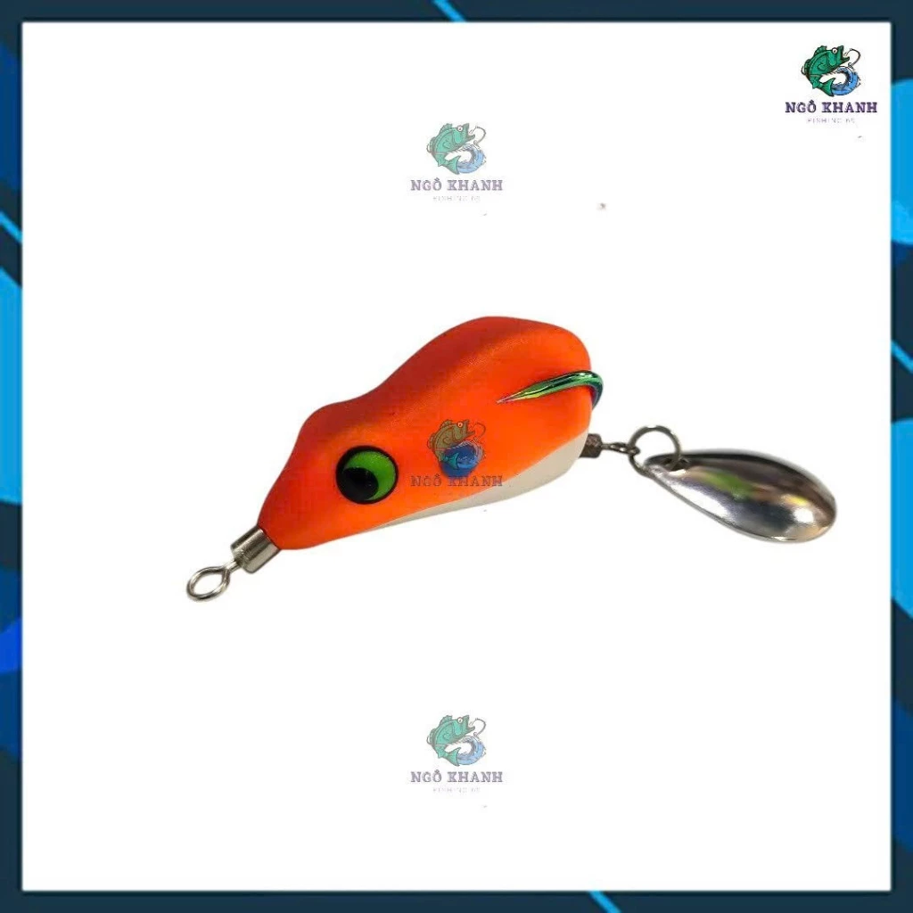 Nhái hơi A35 mồi câu cá lóc , mồi lure lóc cao su Thái Lan - Hình ảnh 9