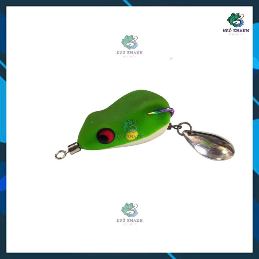 Nhái hơi A35 mồi câu cá lóc , mồi lure lóc cao su Thái Lan - Hình ảnh 8