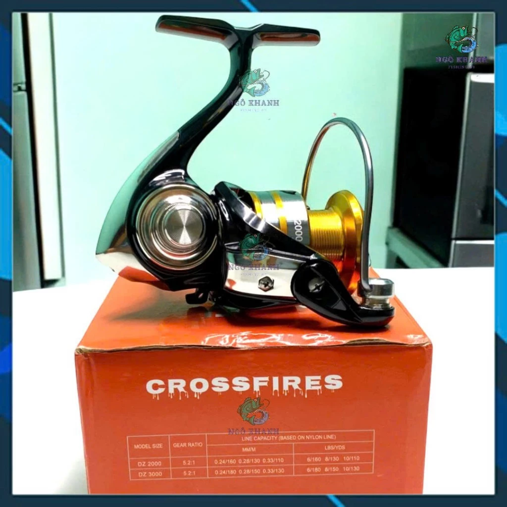 Máy câu cá Deukio Crossfires DZ , máy câu lure giá rẻ siêu mượt - Hình ảnh 6