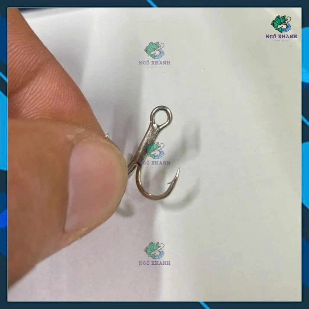 Lưỡi 3 Tiêu Target Treble Hook 4X , Lưỡi lắp mồi câu lure cá lóc, cá chẻm độ cứng 4X - Hình ảnh 3