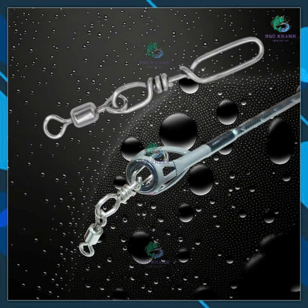Gói 5 cái khoá câu cá Target Fishing Lock , khoá lure ma ní chống xoay xuyên Pu - Hình ảnh 7