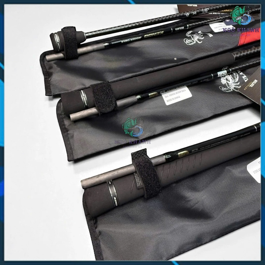 Cần Light Jig Bulava KENDO chuyên câu cá biển , Cần Jigging 2 khúc cắm gốc 1m83 Khoen Fụji Alconite - Hình ảnh 6