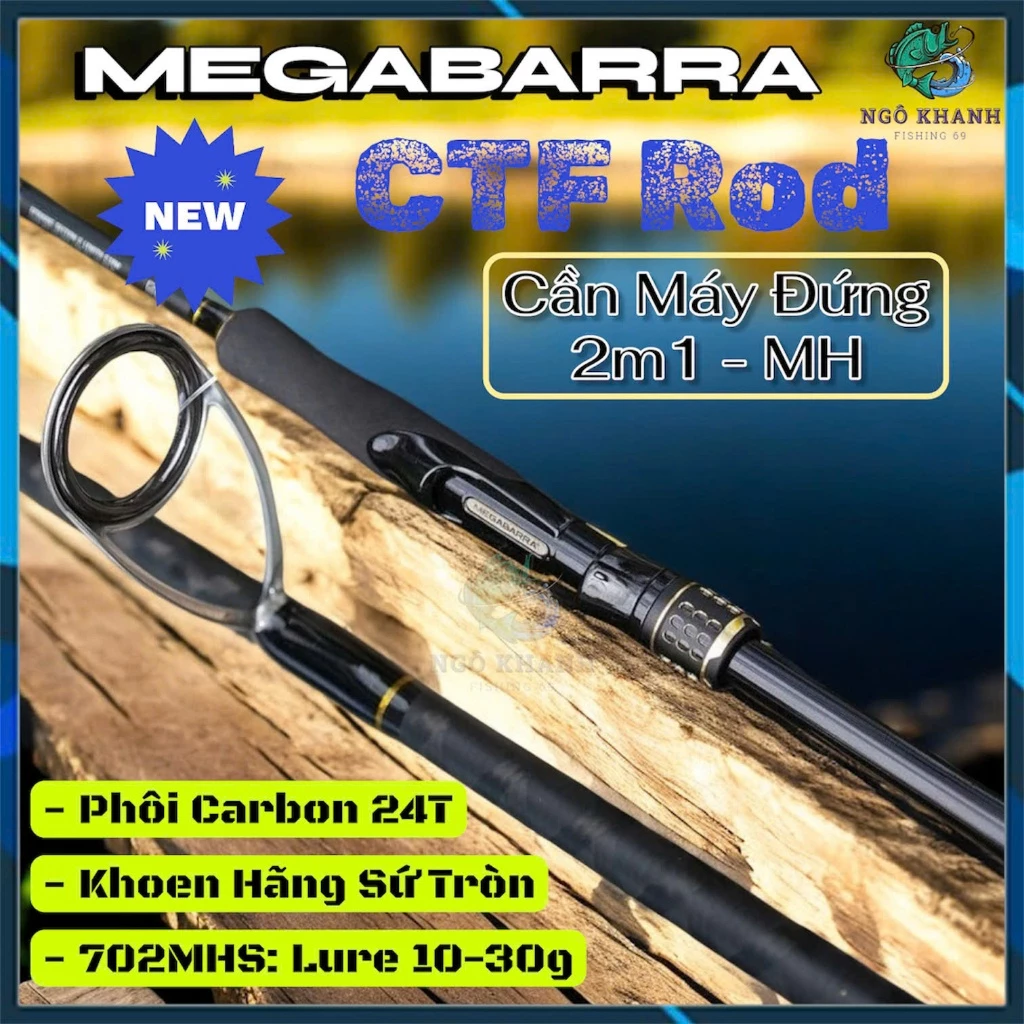 Cần câu cá Megabarra CTF Carbon 24T - Hình ảnh 9
