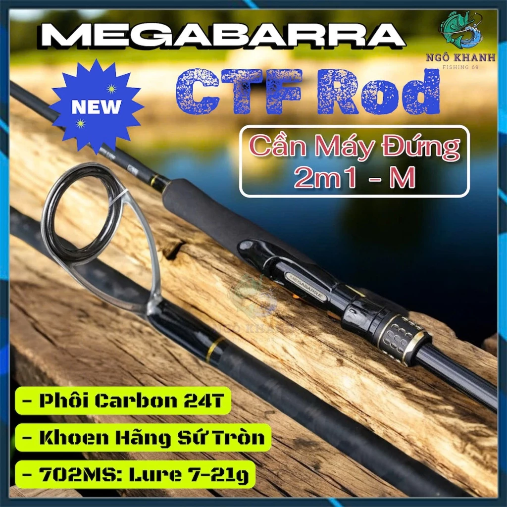 Cần câu cá Megabarra CTF Carbon 24T - Hình ảnh 8