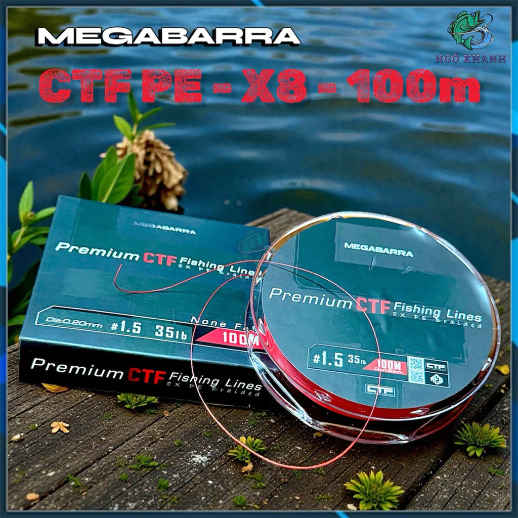 Dây PE câu cá Megabarra CTF PREMIUM X8 100m - Hình ảnh 3