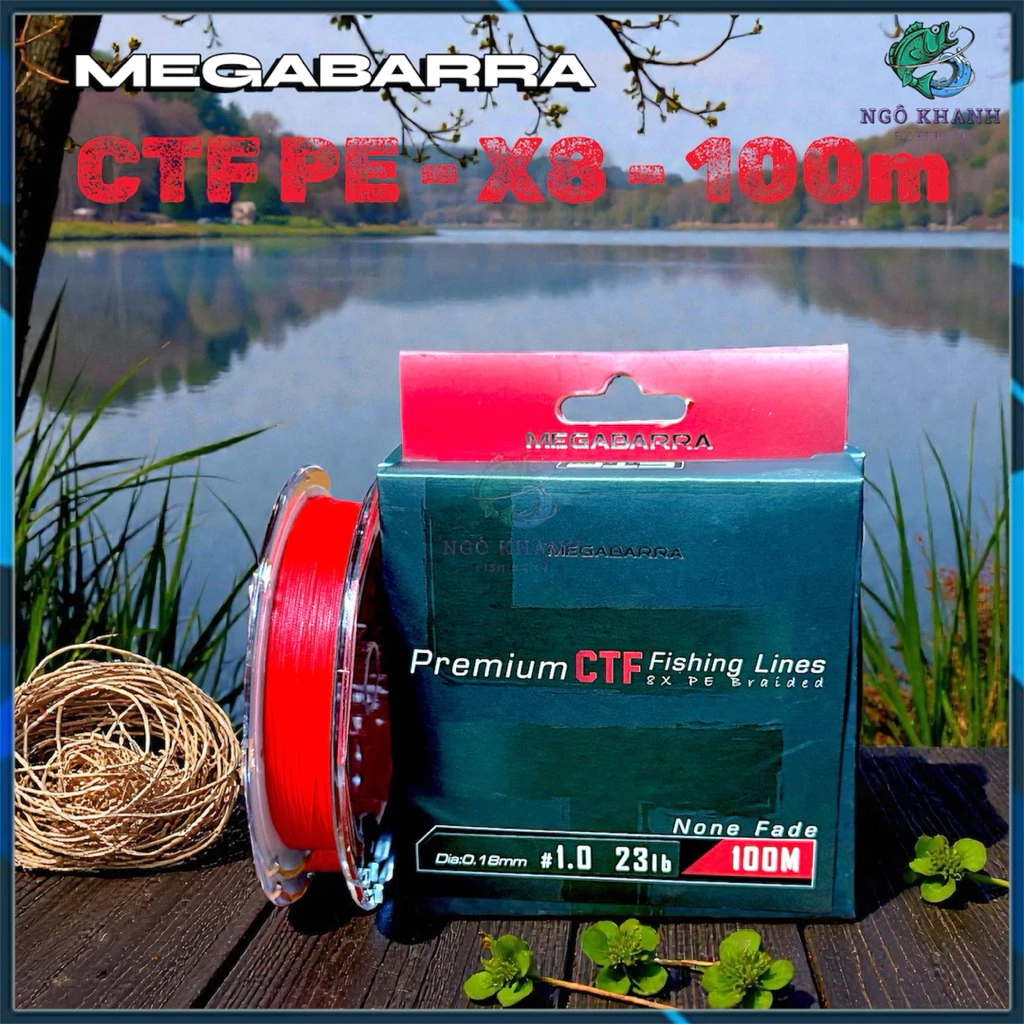 Dây PE câu cá Megabarra CTF PREMIUM X8 100m - Hình ảnh 4