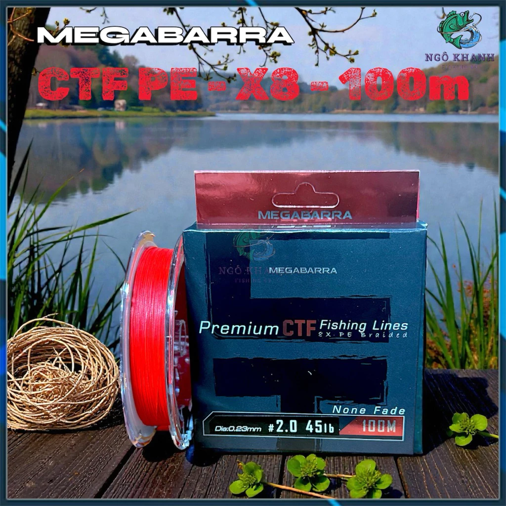 Dây PE câu cá Megabarra CTF PREMIUM X8 100m - Hình ảnh 6